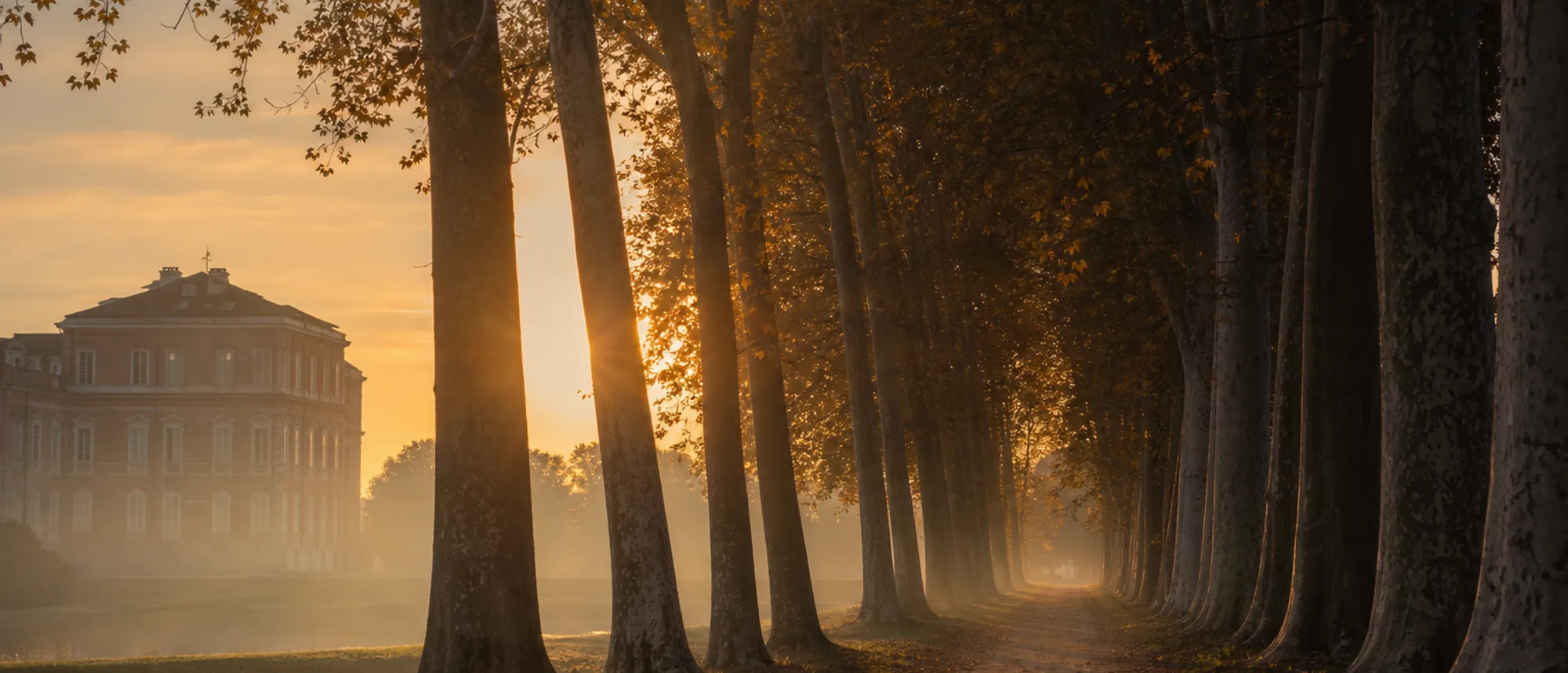 Atmosfera del territorio di Racconigi, tra il castello e la pianura