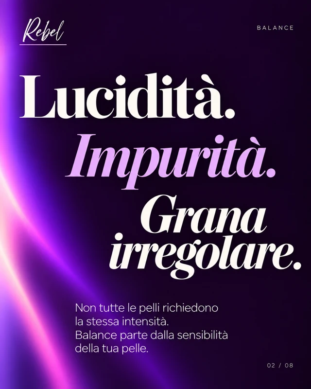 Lucidità.
Impurità.
Grana irregolare.