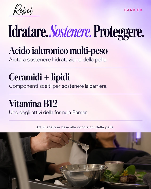 Idratare. Sostenere. Proteggere.