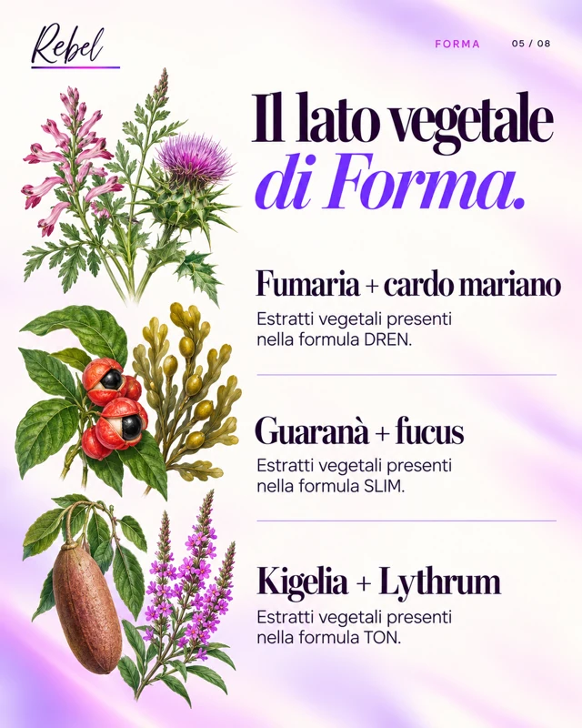 Il lato vegetale di Forma.