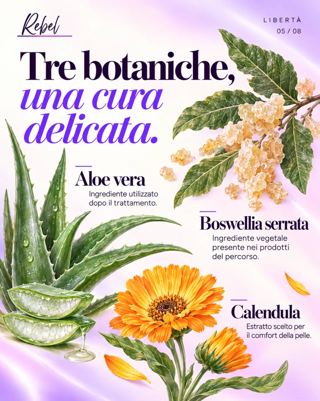 Tre botaniche, una cura delicata.
