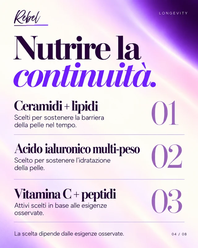 Nutrire la continuità.