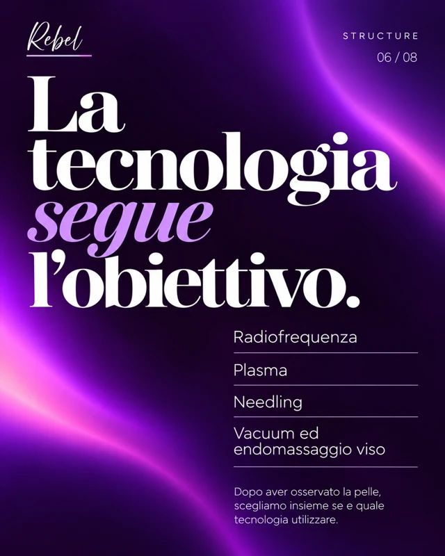 La tecnologia segue l’obiettivo.
